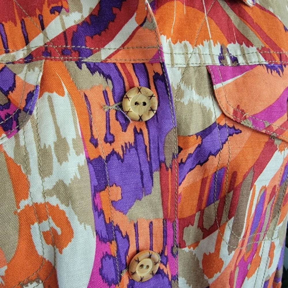 Ruby Rd. Multicolor Abstract Jacket - image 2